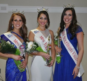 Marla, Miss York County (center) with Miss White Rose City and Miss Susquehanna Valley