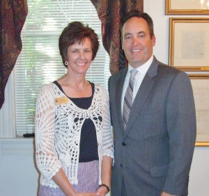 Christine Achenbach with Senator Jake Corman